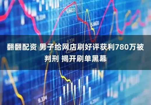 翻翻配资 男子给网店刷好评获利780万被判刑 揭开刷单黑幕