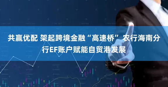 共赢优配 架起跨境金融“高速桥” 农行海南分行EF账户赋能自贸港发展